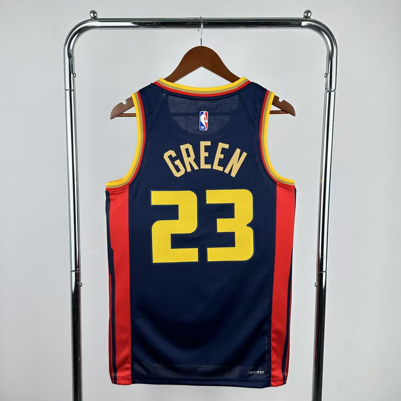Men Golden State Warriors #23 Green Drak Blue City Edition Season Nike 2025 NBA Jersey->golden state warriors->NBA Jersey
